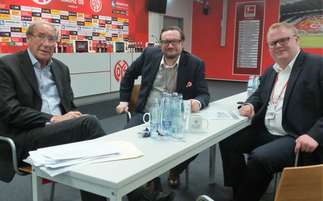 Gespräche beim 1. FSV Mainz 05 über Zusammenarbeit mit Kick for Help